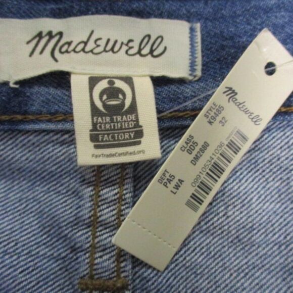 Madewell Eco Rigid Denim A-Line Mini Skirt NWOT 32 - Picture 8 of 8